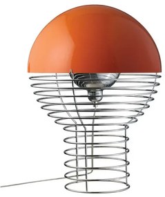 Wire Lampada da Tavolo Ø40 Chrome/Orange - Verpan