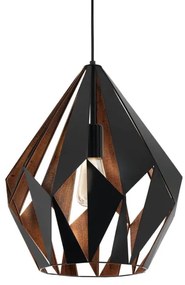 Eglo 49878 - Lampada a sospensione CARLTON 1 1xE27/60W/230V