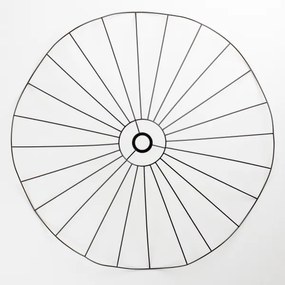 Brilagi - Lampadario LED sospeso su cavo CERIA WIRE 1xE27/40W/230V Ø 80 cm nero