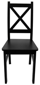 Sedia da pranzo NATE nera