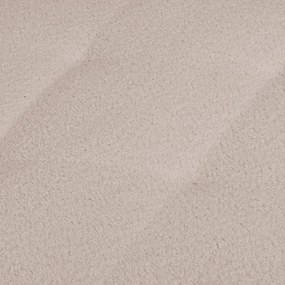 Sgabello in tessuto bouclé beige Ariella - Ropez