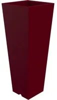 Vaso 37,5x102 cm in Resina Arkema Quadro 102 Ruby