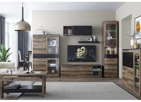 Mensola LANDU 6x80 cm nero