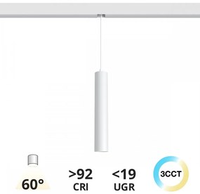 Lampada a Sospensione 10W Magnetica, CCT, CRI92, Bianca Colore Bianco Variabile CCT