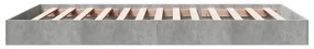 Giroletto grigio cemento 90x190 cm in legno multistrato