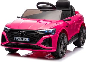 Macchina Elettrica per Bambini 12V Licenza Ufficiale Audi SQ8 E-Tron con Telecomando e Sedile Pelle Rosa...