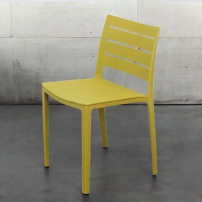 CABOT - set 2 sedie in polipropilene impilabile