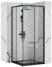 Cabina doccia Rea Punto Black 90x90