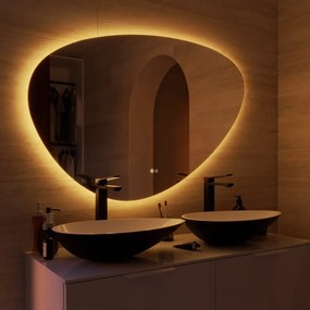 Specchio Modern con illuminazione integrata 120 x 80 cm