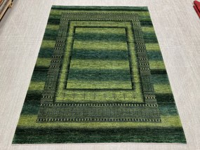 Loribaft Tappeto persiano 300 x 220 Verde (Iran) Annodato A Mano
