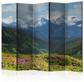 Paravento  Spring mountain landscape II [Room Dividers]  Colore ---, Dimensioni e Misure 225x172