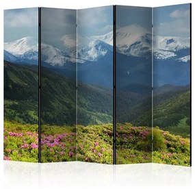 Paravento Spring mountain landscape II [Room Dividers]