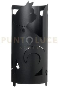 Portaombrelli di design gatto nero