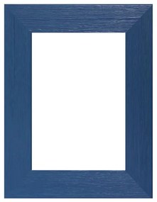 Cornice70x100 cm in legno blu lucido Color