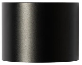 Applique da parete moderna nera rotonda - Edwin