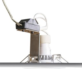 Set di 6 faretti da incasso moderni bianchi orientabili GU10 50mm - Edu