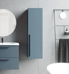 Colonna per mobile bagno Mia VISOBATH 1 anta P 27 x L 35 x H 120 cm avio laccato truciolare