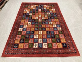 Loribaft Tappeto persiano 370x240 Rosso (Iran) Annodato A Mano