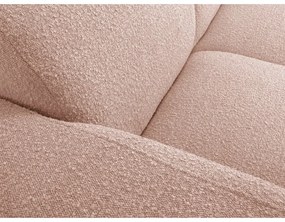 Divano in tessuto bouclé rosa 170 cm Molino - Micadoni Home