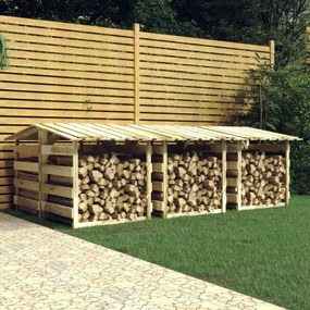 Pergole Con Tetto 6 Pz 100x90x100 Cm Legno Di Pino Impregnato /