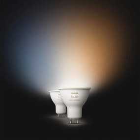 Lampadine intelligenti a LED in set di 2 GU10, 4 W White ambiance - Philips Hue
