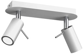 Faretto PRESTON 2xGU10/40W/230V bianco