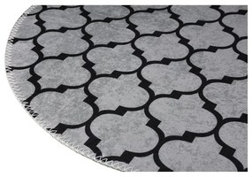 Tappeto lavabile grigio scuro 120x180 cm - Vitaus