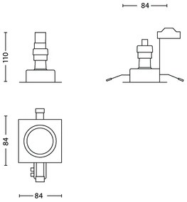 Philips 59902/11/PN - SET 3x Lampada da incasso per bagno ROOTS 3xGU10/35W