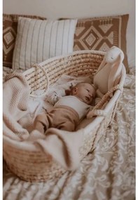 Ahojbaby cesta di Mosè per bambino Corn Natural + materasso Basic