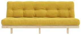 Divano in velluto a coste giallo 200 cm Lean - Karup Design