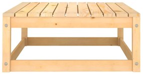 Set Salotto Giardino 8 pz Cuscini Antracite Legno Massello Pino