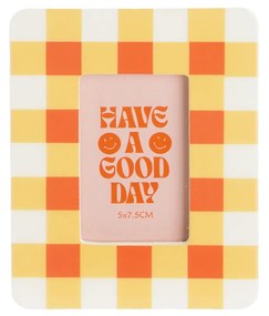 Portafoto 5x7,5 cm Good Day arancione