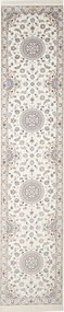 Nain Tappeto persiano 90x400 Beige (Iran) Annodato A Mano