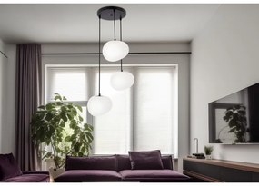 Lampadario a sospensione con filo STONES 3xE27/40W/230V