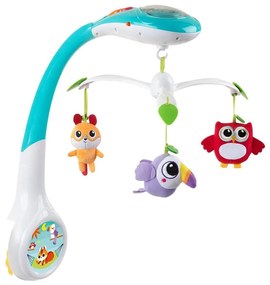 Chicco - Culla mobile con proiettore MAGIC FOREST 3xAA