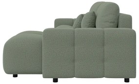 Divano angolare verde chiaro allungabile (con composizione variabile) Luki – Ropez