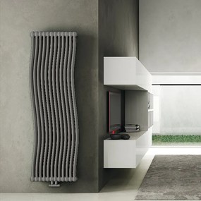 Termoarredo bagno IRSAP 180.2x48.1 cm interasse 1735 mm grigio serie Tesi Runner