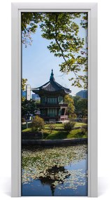 Adesivo per porta Corea del Sud 75x205 cm