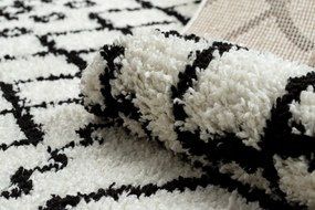 Tappeto PROMO BERBER SAFI N9040 bianco / nero Frange berbero marocchino shaggy