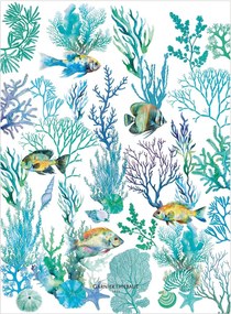 Set di 4 strofinacci Naia Blanc