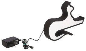 Lampada per bambini nera Cat - Candellux Lighting