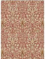 Morris & Co Carta da parati Snakeshead - Madder/ Gold