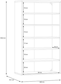 Scarpiera ETON rovere artisan