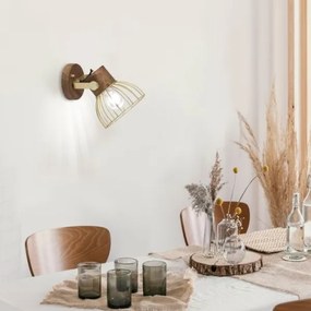 Leuchten Direkt 11486-60 - Faretto da parete ALAMI 1xE27/25W/230V