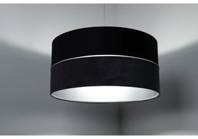 Lampadario a sospensione con filo TWIST 1xE27/60W/230V nero/grigio/argento