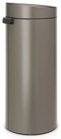 Bidone per rifiuti in acciaio grigio touch 30 l Touch Bin - Brabantia