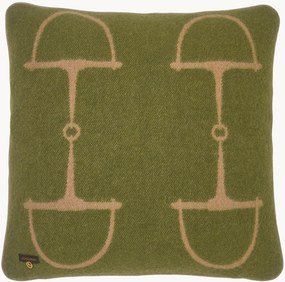 Cuscino reversibile in lana con motivo jacquard Classic