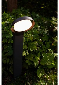 Lampione con sorgente luminosa da giardino Polo H 65 cm,  in alluminio, grigio, 1100LM MAX15W IP54 LUTEC