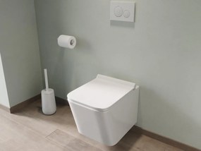 WC sospeso Bianco in Ceramica senza flangia CLEMONA