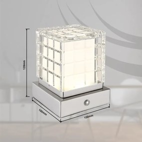 Globo 21009W - Lampada da tavolo LED dimmerabile LUNKI LED/2,5W/3,7V